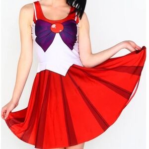 Sailor Mars Dress- Size L & 3XL
